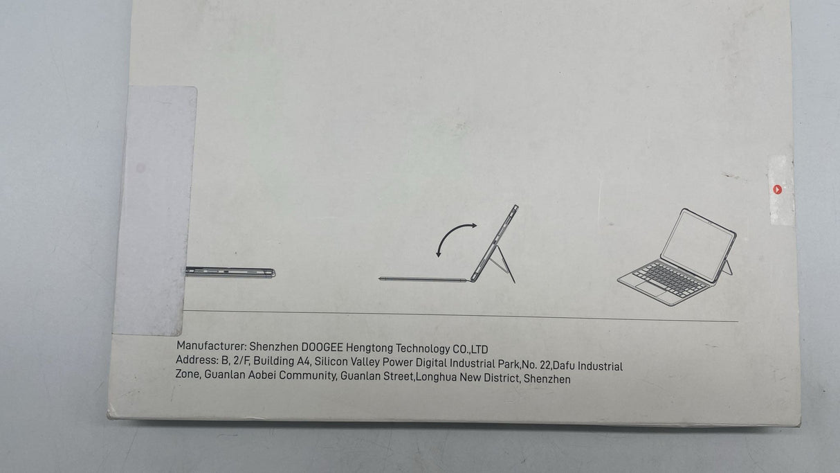 ⌨️ DOOGEE Tastatur + Lederhülle – für T30 Pro/T30 Ultra, B-Ware