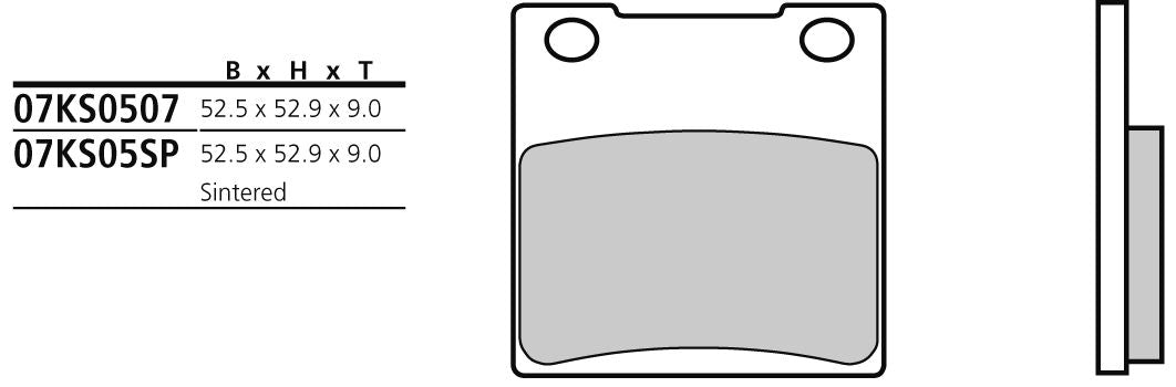 🚗 Brembo Bremsbeläge 07KS0507 Organisch – B-Ware!