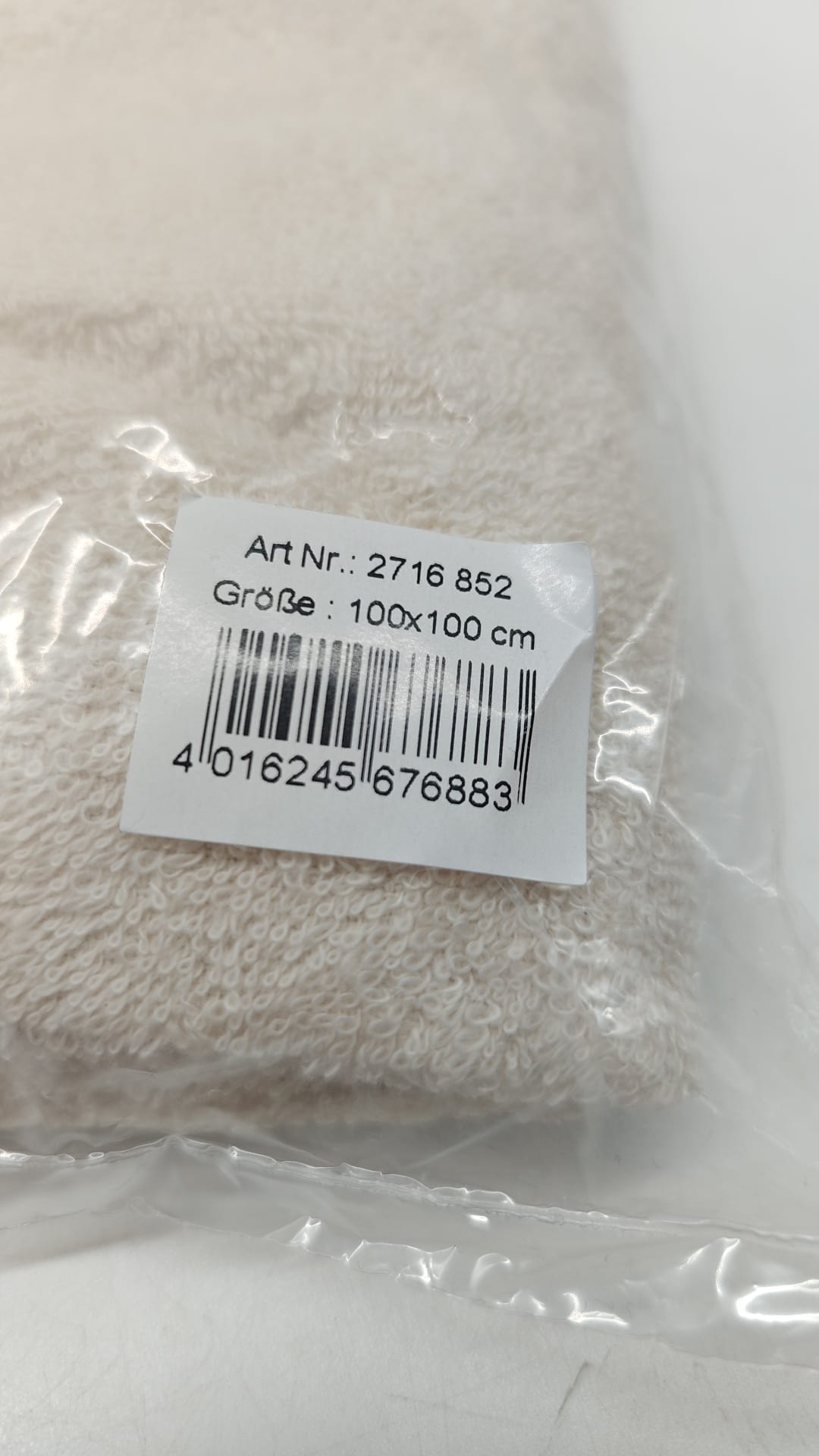 🧸 Wörner Südfrottier – Teddy Kapuzen-Handtuch (100 × 100 cm)