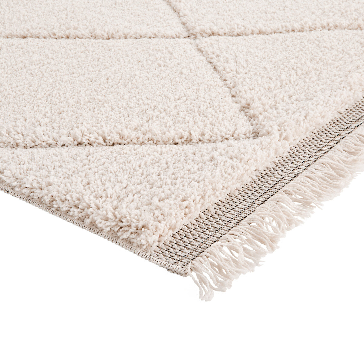 🌟 Teppich Cream/Alpaca beige – Berberstil, 160 x 230 cm (B-Ware)