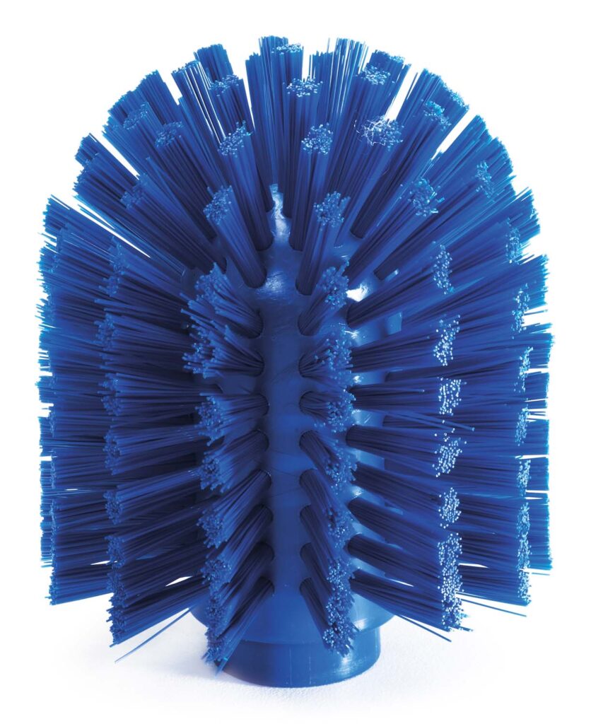 🧽 Hedgehog Medium Duty Tube Brush 105 mm – Rohrbürste, Blau - neu