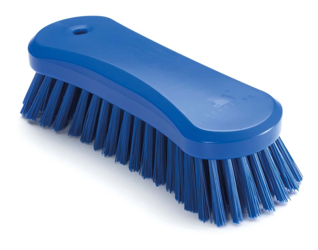 🧹 Hedgehog Extra große Schrubbürste – Blau, neu
