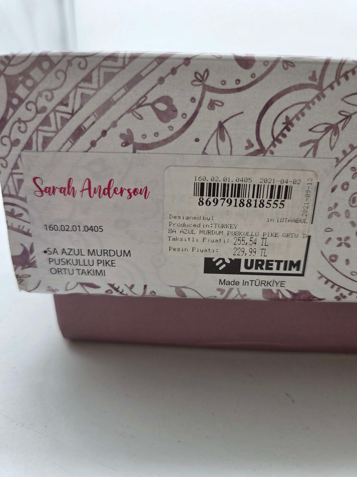 Sarah Anderson Doppeltes Tretset