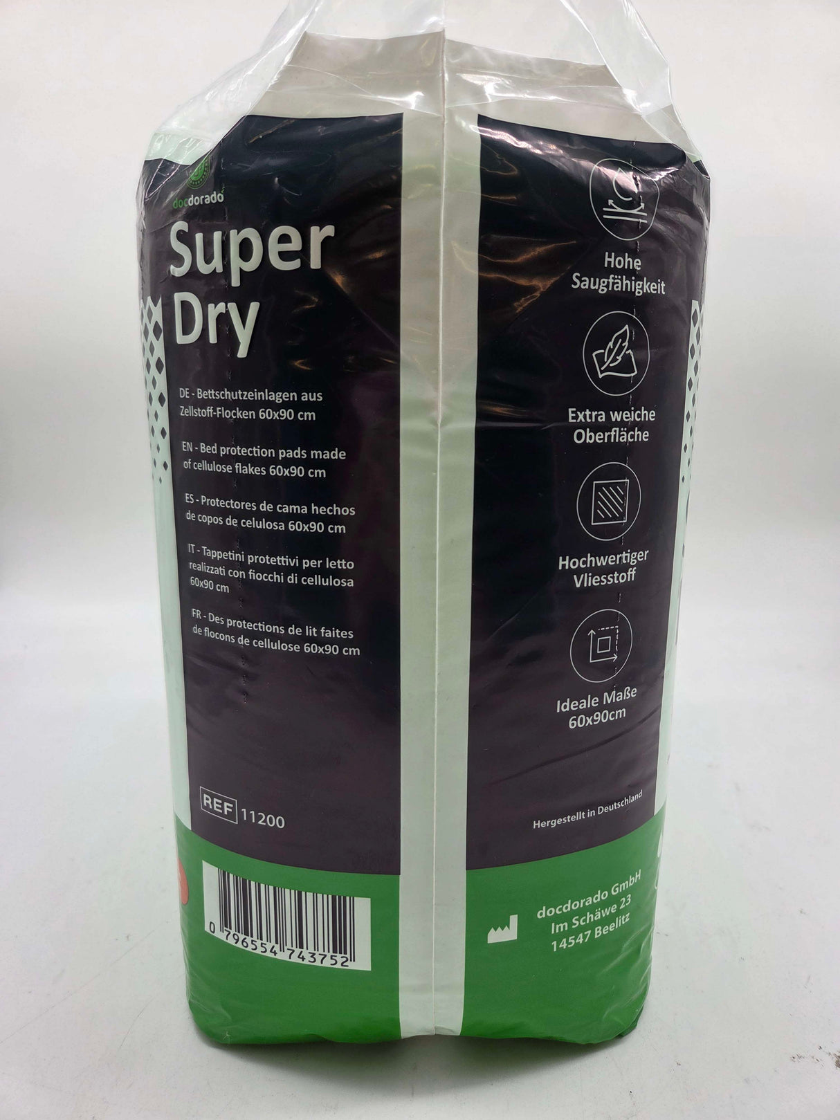 🛏️ docdorado SuperDry Bettschutzeinlage – 25 Stück