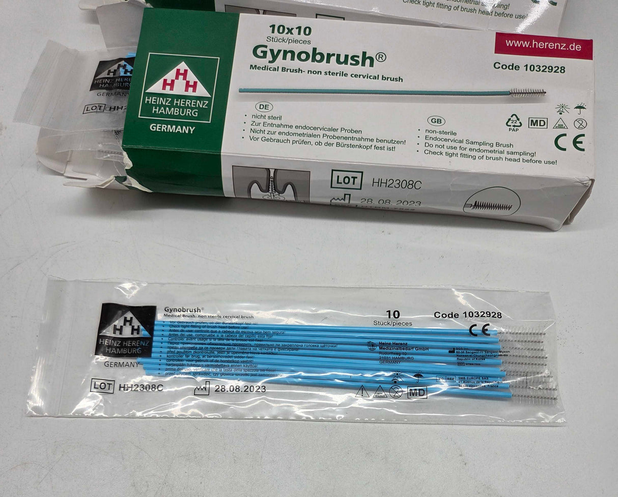 🧬 Gynobrush® Abstrichbürsten 10x10 Stück – B-Ware!