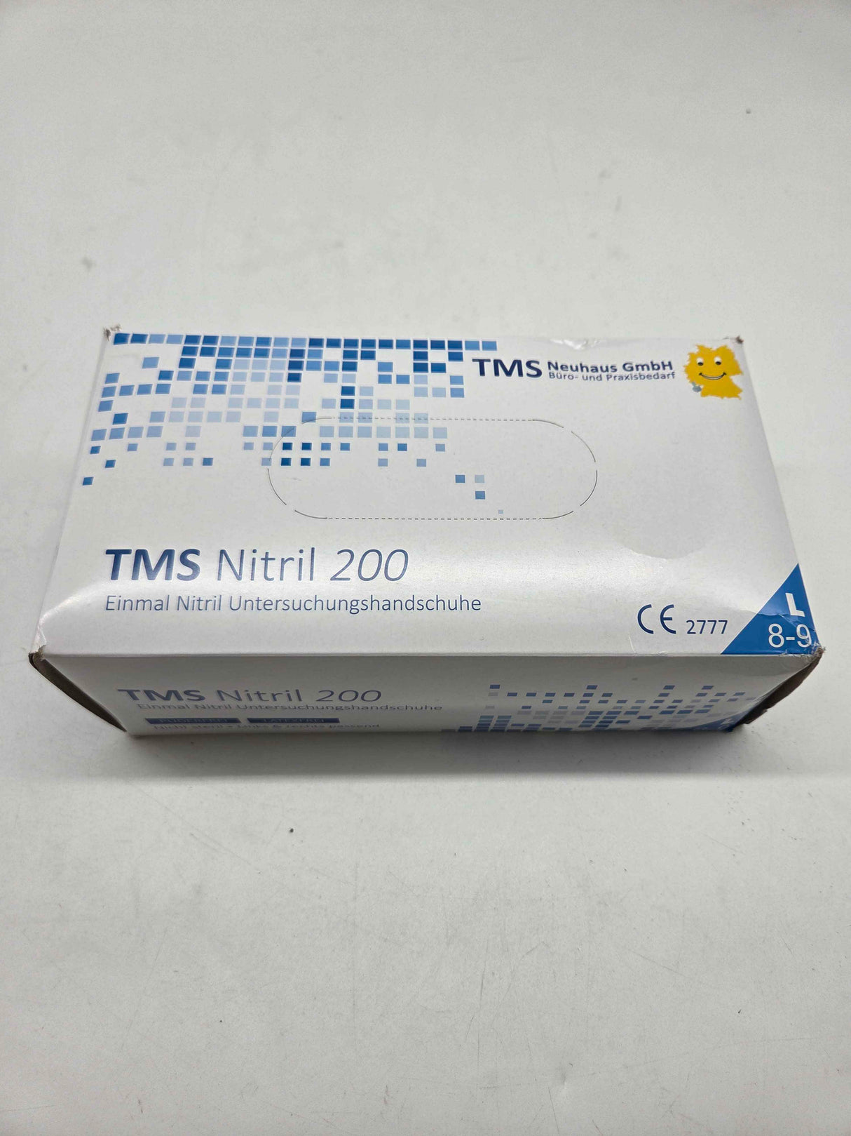 🧤 TMS Nitril Handschuhe Gr. L – 200 Stück, B-Ware!