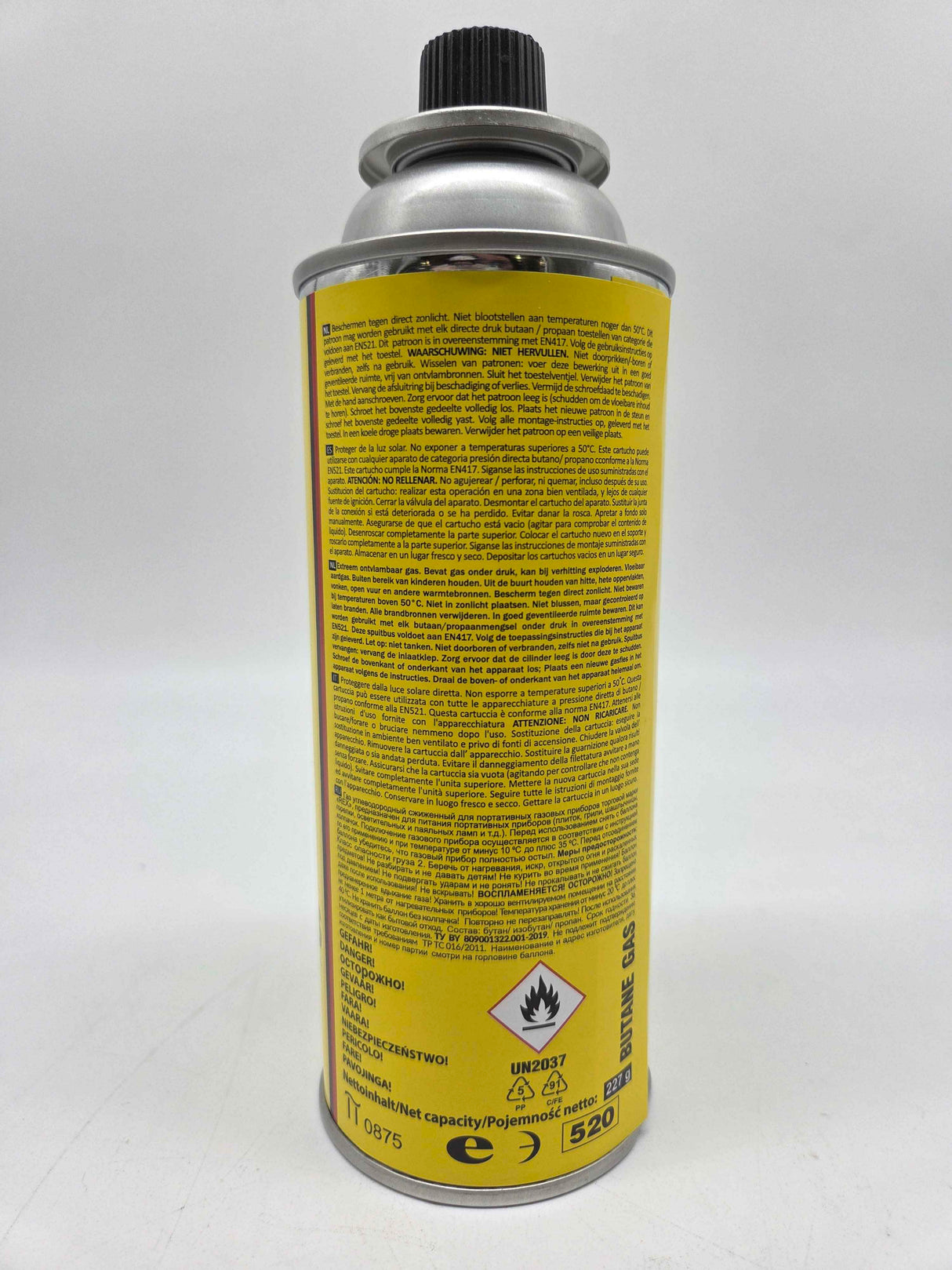 REX Gaskartusche Butan – 227 g / 440 ml