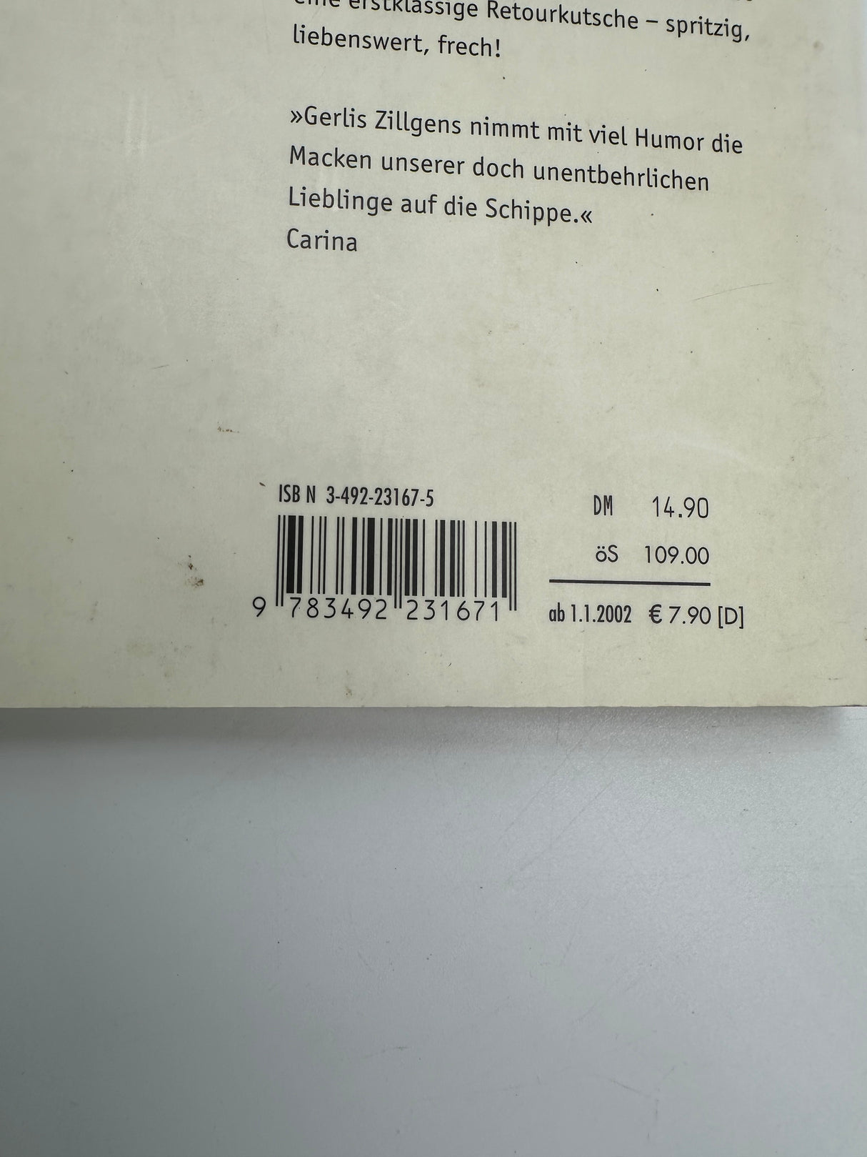 📘 101 Gründe ohne Männer zu leben – Gerlis Zillgens | geprüfte Gebrauchtware (Zustand B)
