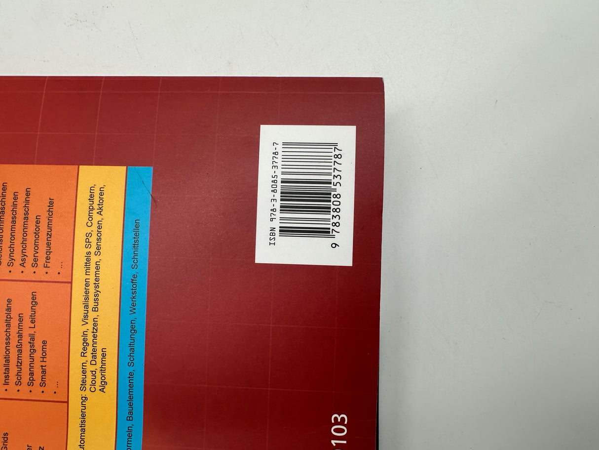 ⚡ Tabellenbuch Elektrotechnik (Europa‑Lehrmittel, Nr. 30103)