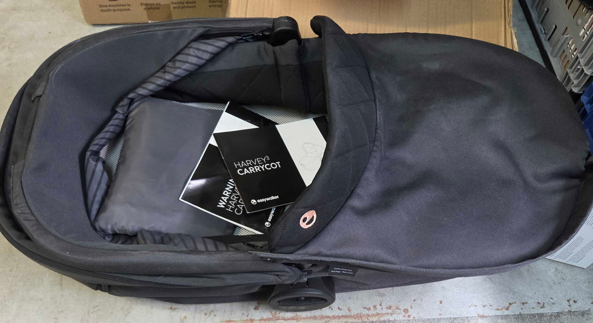 Easywalker Zwillingswanne – kompatibel mit Harvey³ & Harvey⁵ (Shadow Black) (B-Ware)