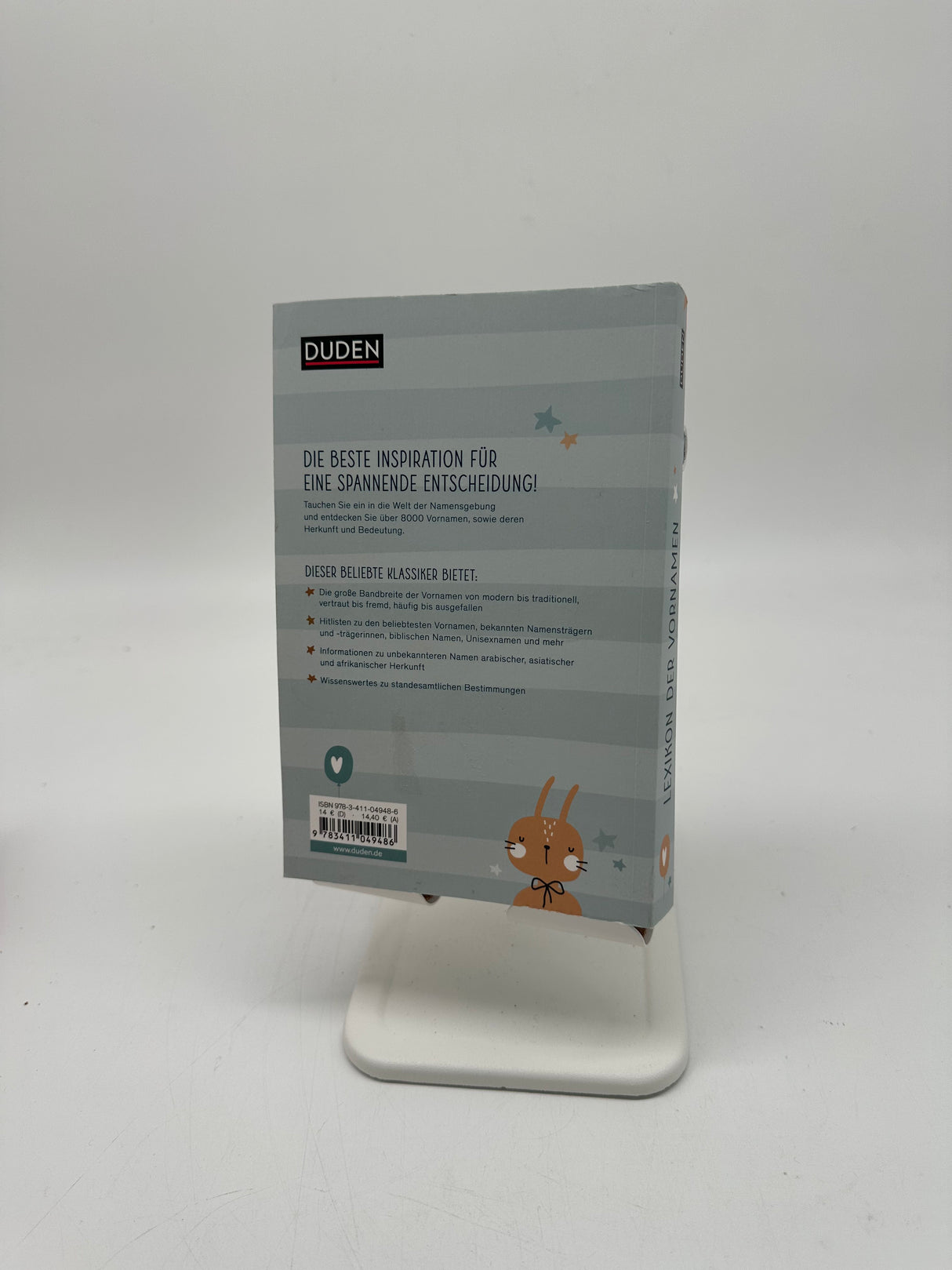 📘 Duden – Lexikon der Vornamen (8. Aufl., 2020)