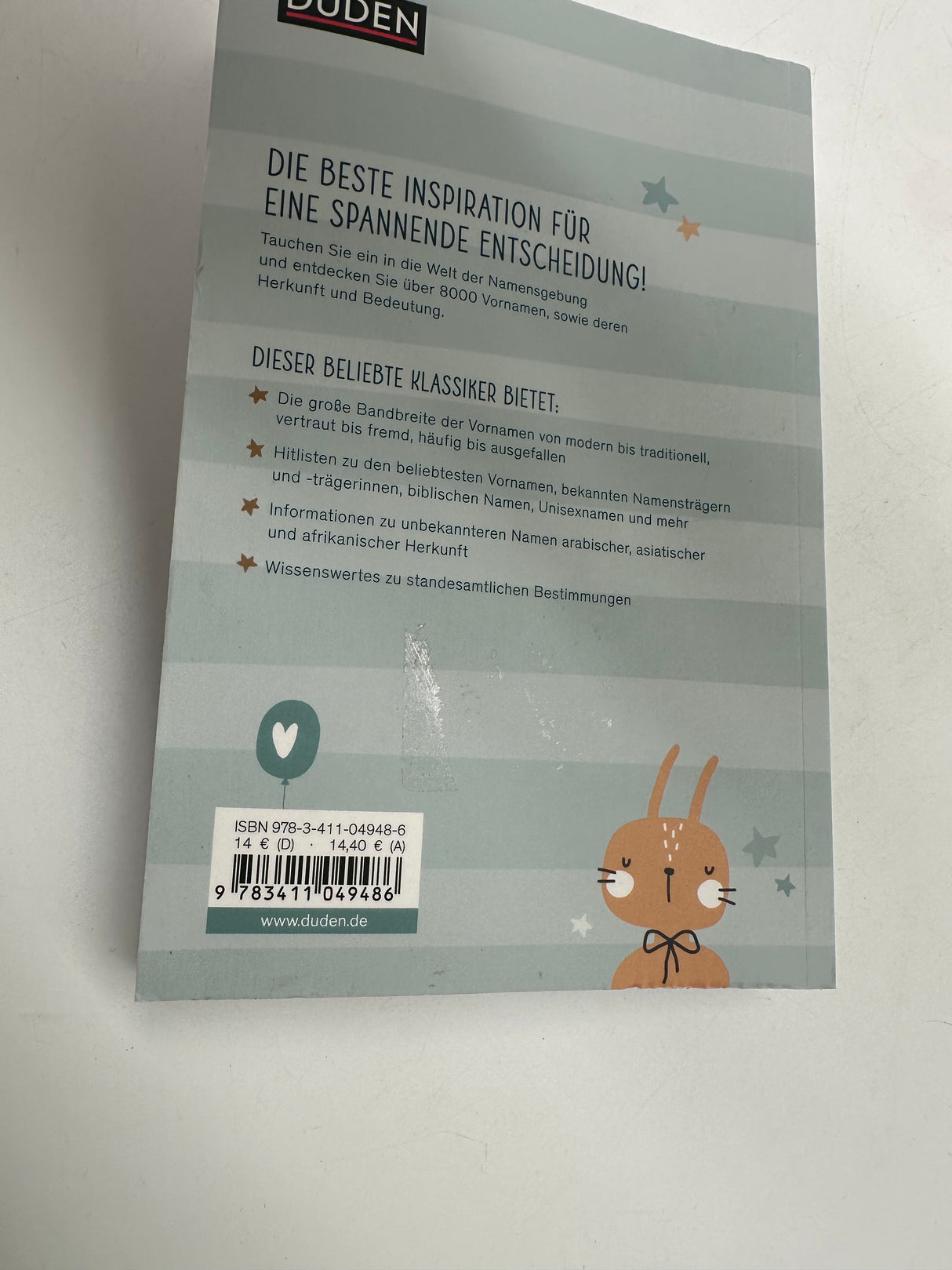 📘 Duden – Lexikon der Vornamen (8. Aufl., 2020)