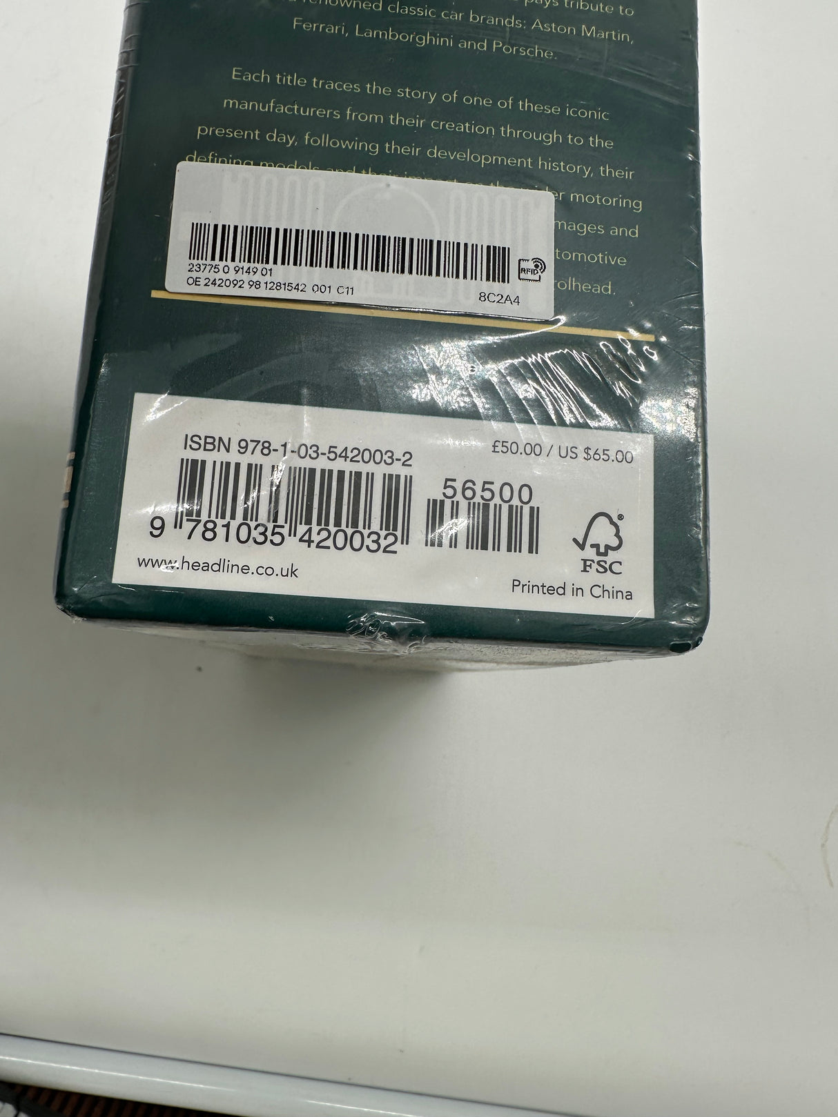 🏎️ The Story of Classic Cars – 4er‑Set (Ferrari, Porsche, Aston Martin, Lamborghini)