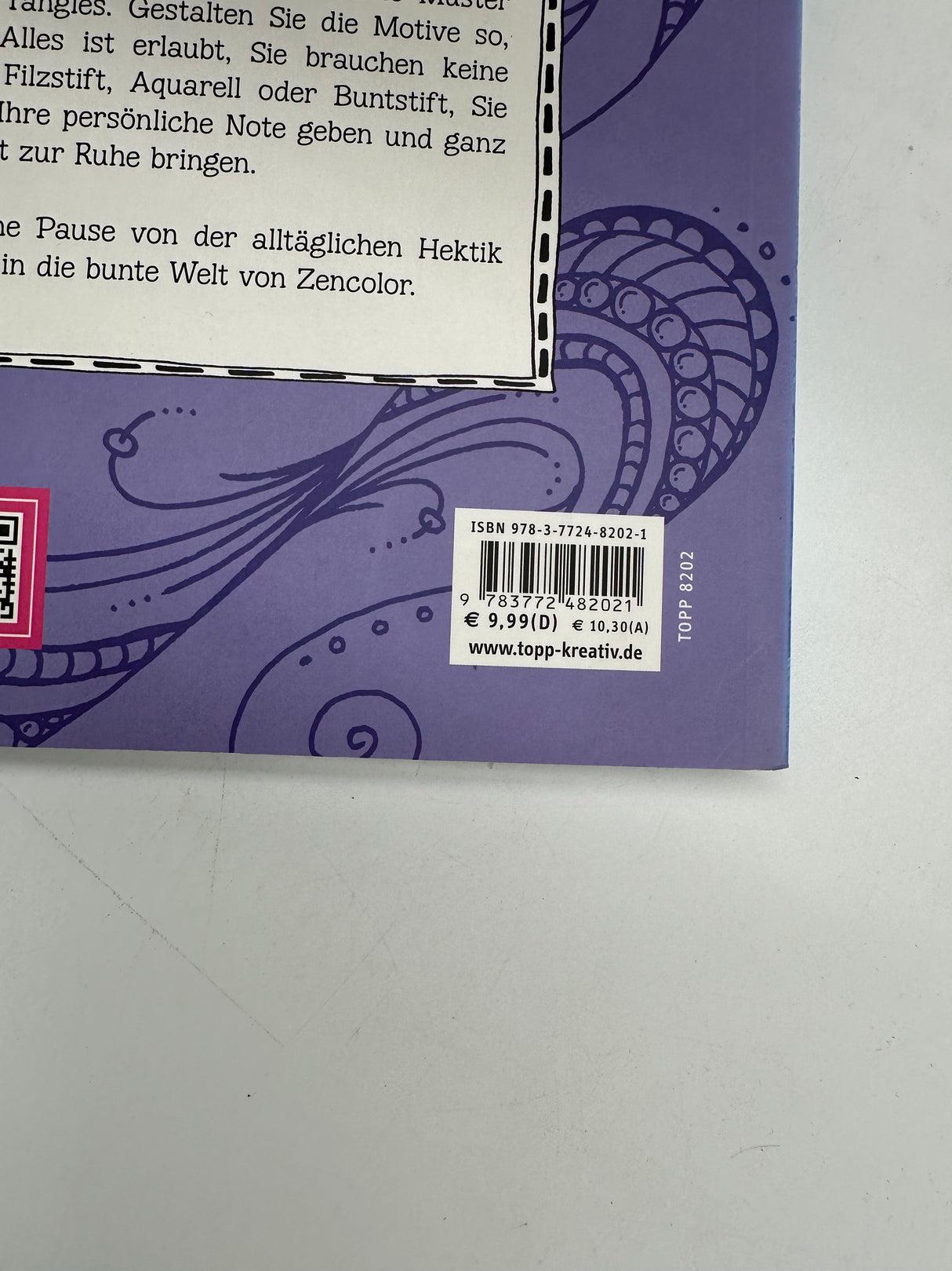 💡 Zencolor: Meditation – 100 Tangles zum Ausmalen & Loslassen
