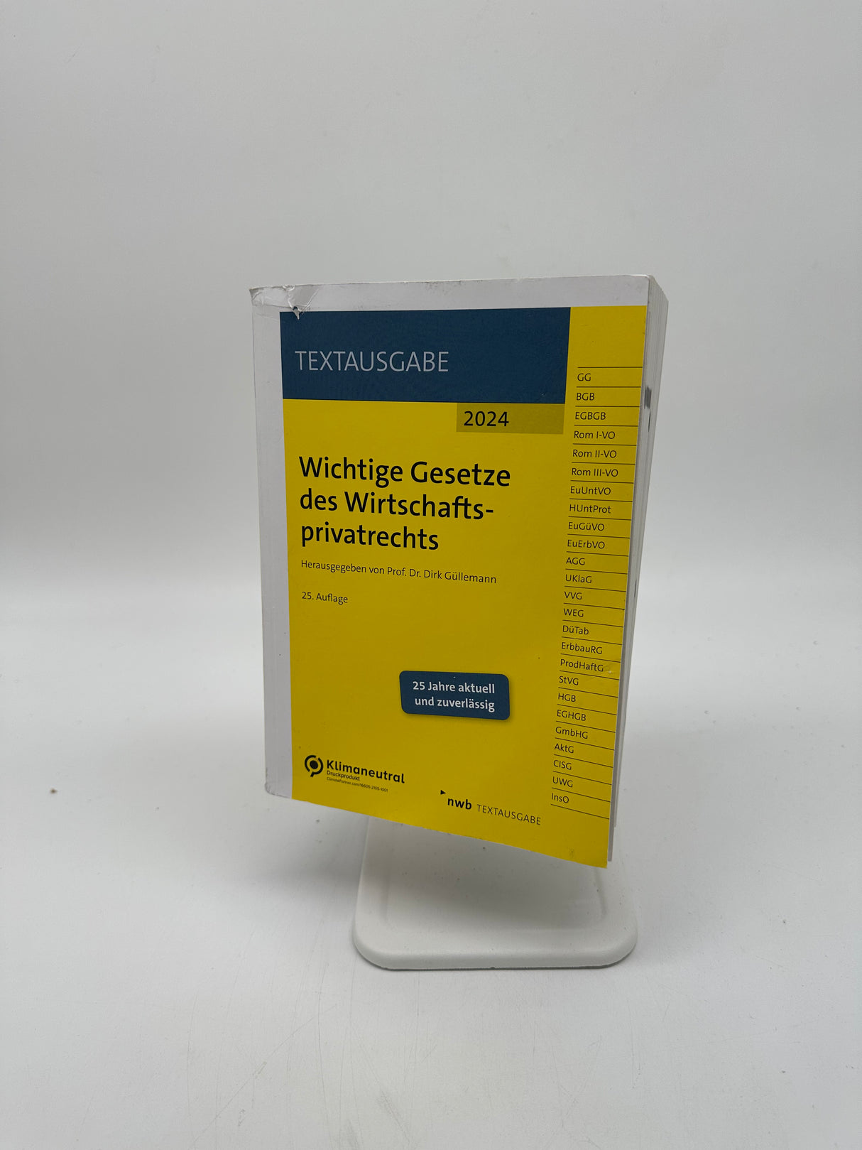 ⚖️ Wichtige Gesetze des Wirtschaftsprivatrechts (NWB 2024)