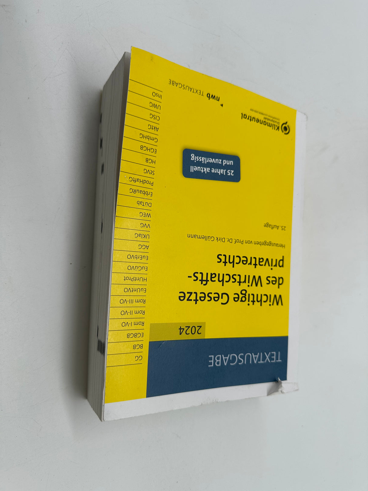 ⚖️ Wichtige Gesetze des Wirtschaftsprivatrechts (NWB 2024)