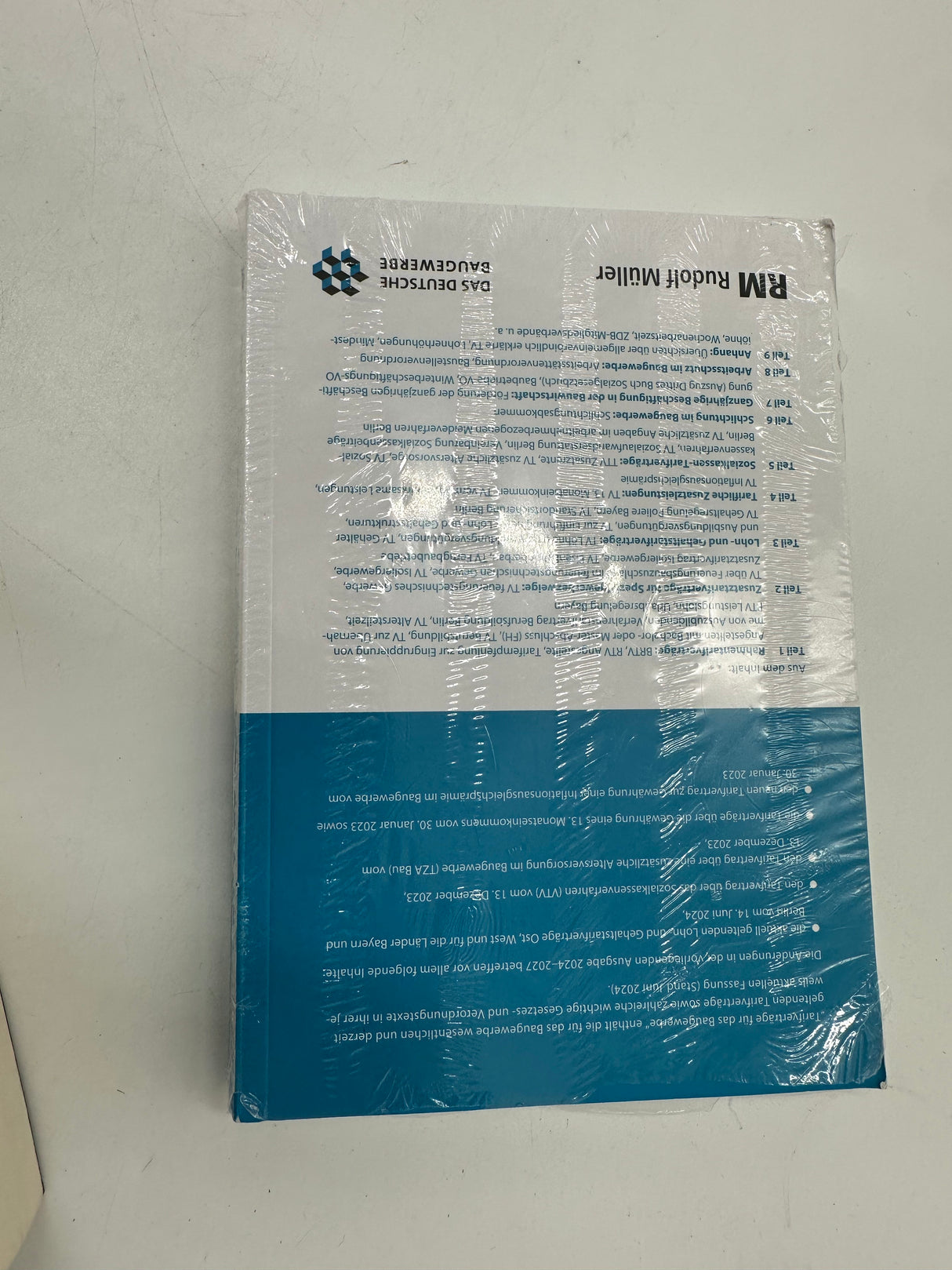 ⚖️ Tarifverträge für das Baugewerbe 2024–2027