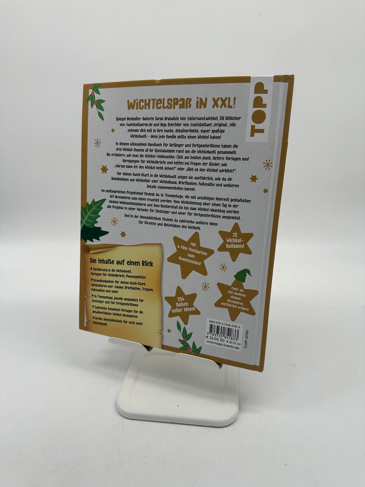 💡 Das ultimative Wichtelhandbuch: Wichtelbriefe, Vorlagen und Bastelideen rund um die weihnachtliche Wichteltür. 256 Seiten voller DIY-Ideen!