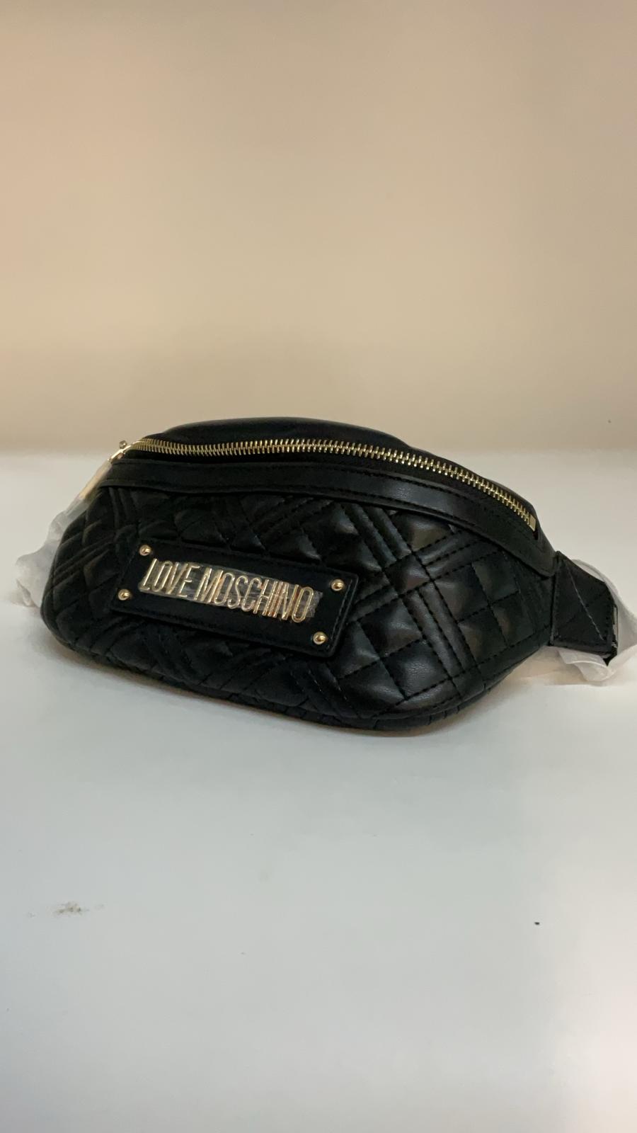 👜 Love Moschino – QUILTED Gürteltasche – nero – OVP