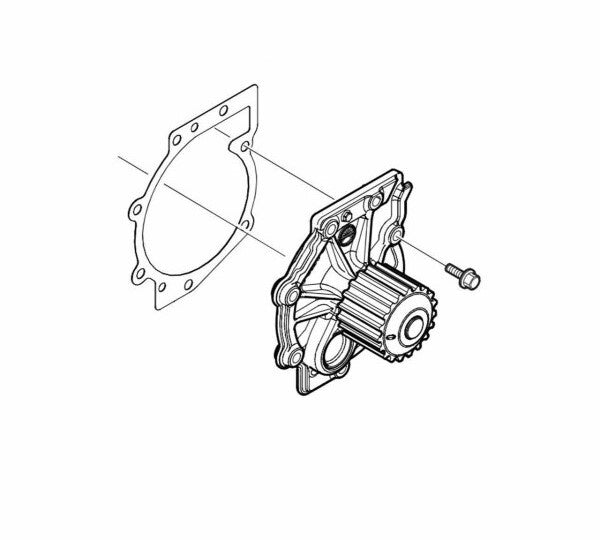 Original Volvo Wasserpumpe C30, C70 (06-), S40 (04-)