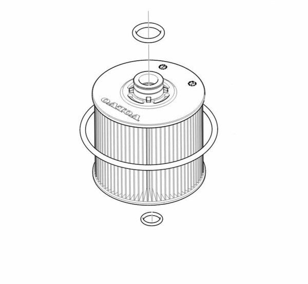 Original Volvo XC40 Ölfilter Einsatz