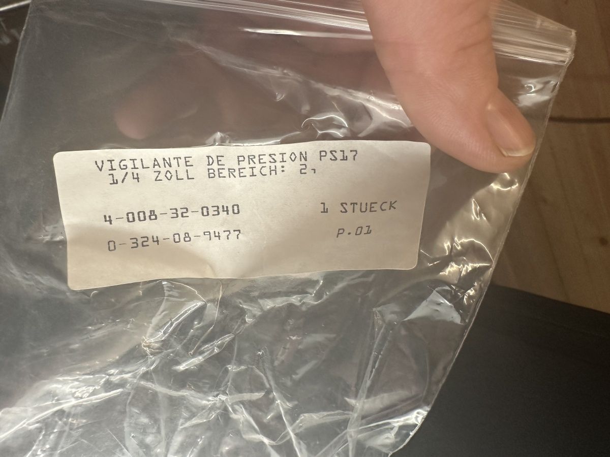 Brandt Vigilante de Presion PS 17 4-008-32-0340 0-324-08-9477