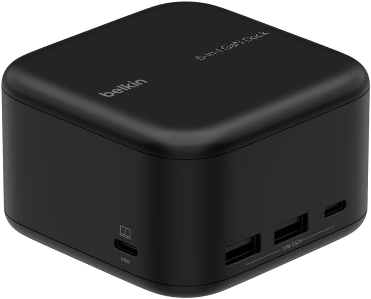 🔌 Belkin 6-in-1 USB-C GaN-Docking-Station 130W – B-Ware!