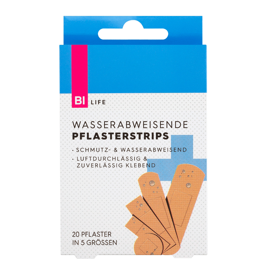 🌟 BI LIFE Pflasterstrips Wasserabweisend – 5 Größen 🌟
