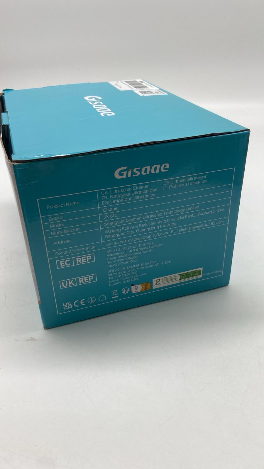 Gisaae Ultraschallgerät – JX 810 | 48 kHz | 660 ml - B-Ware