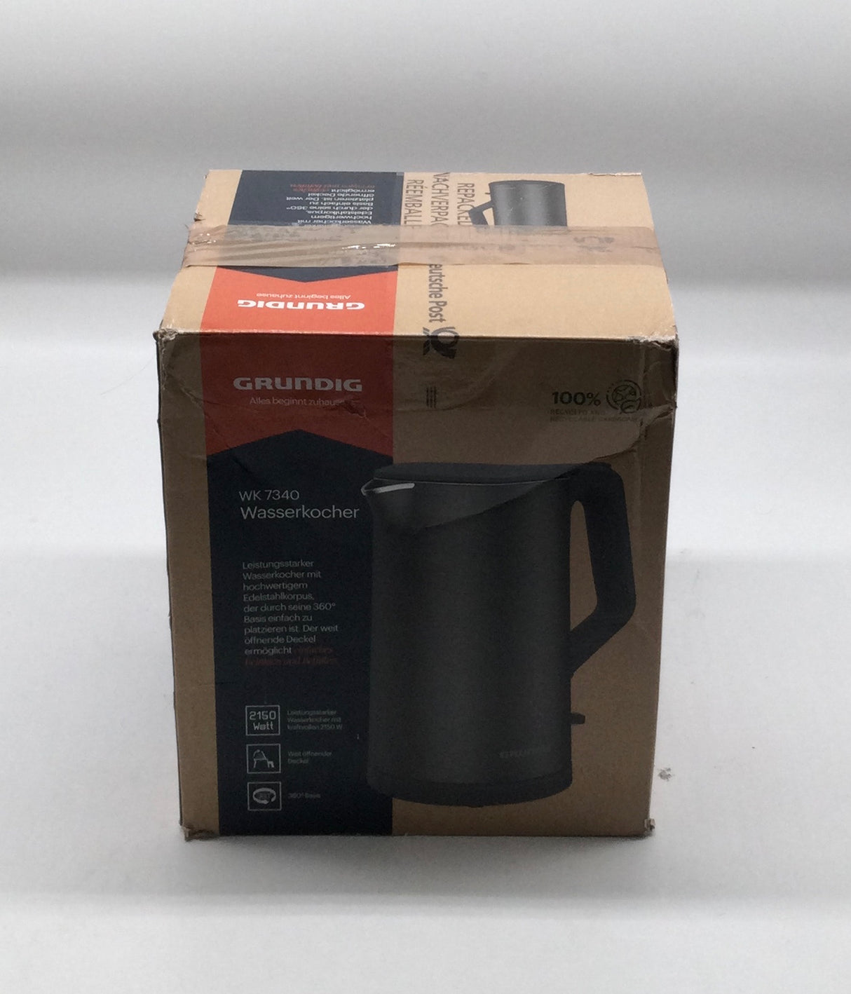 ☕ Grundig Wasserkocher WK 7340 – Dark Inox – B-Ware