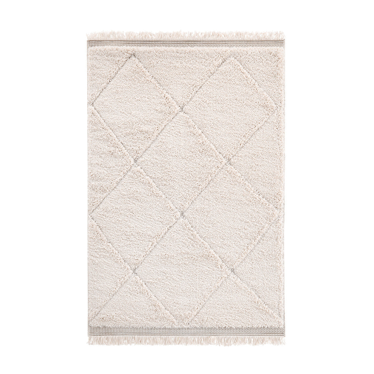 🌟 Teppich Cream/Alpaca beige – Berberstil, 160 x 230 cm (B-Ware)