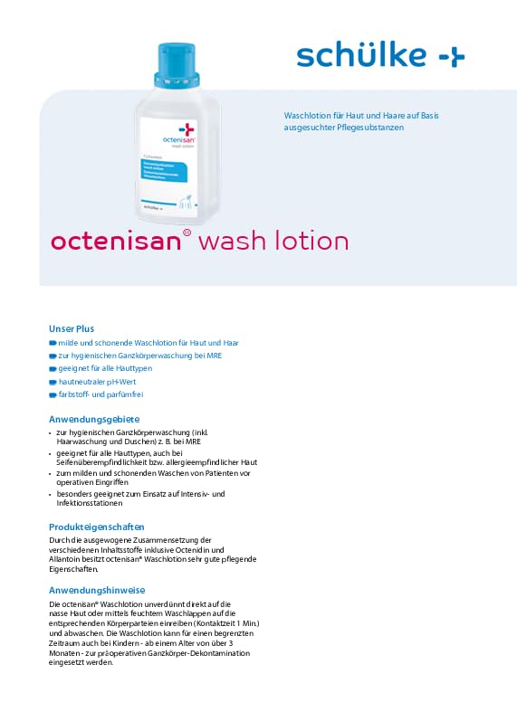 🧴 Schülke Octenisan Waschlotion 500 ml