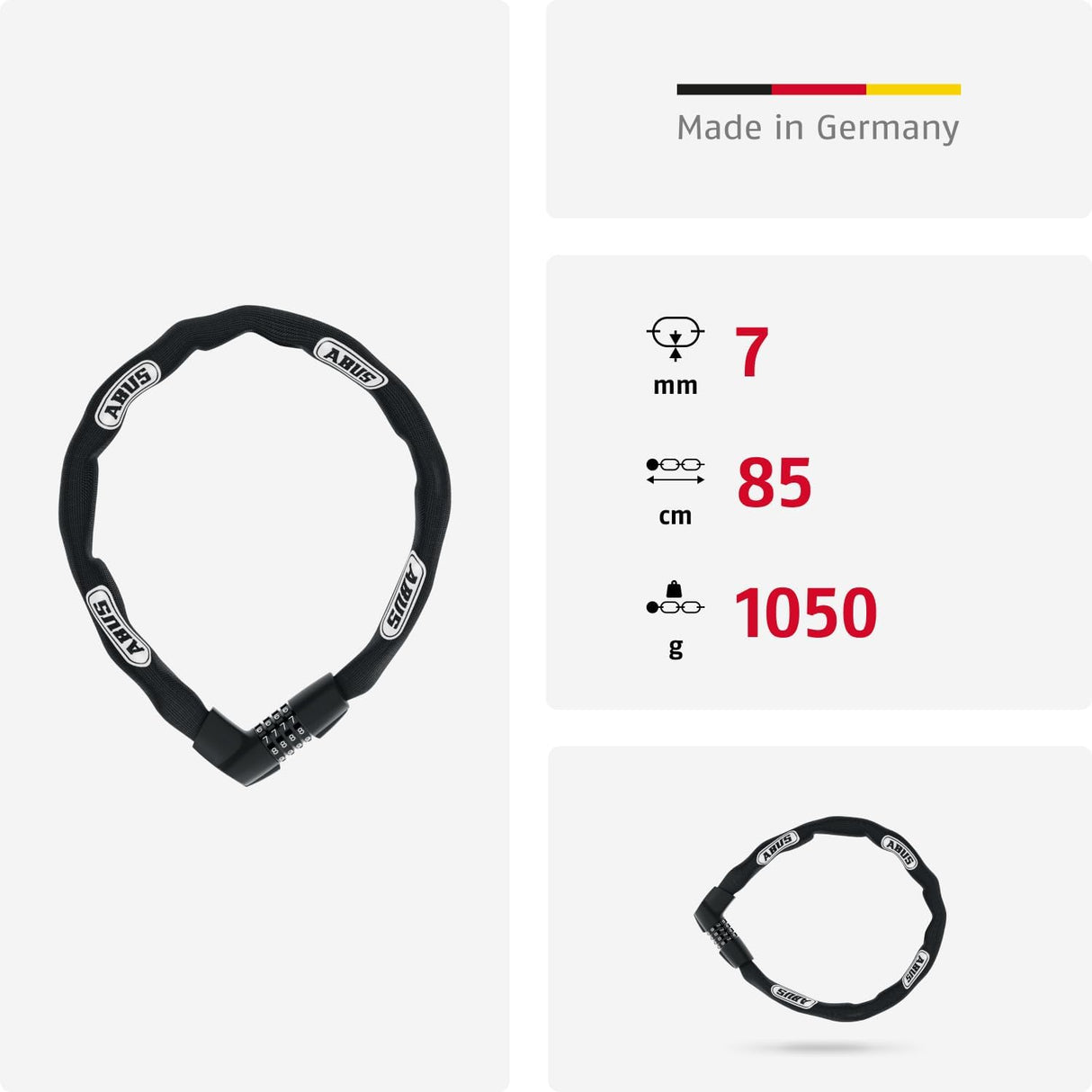 🔒 ABUS Kettenschloss Tresor 1385/85