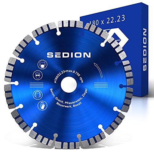 🪓 SEDION® Diamanttrennscheibe 180 mm
