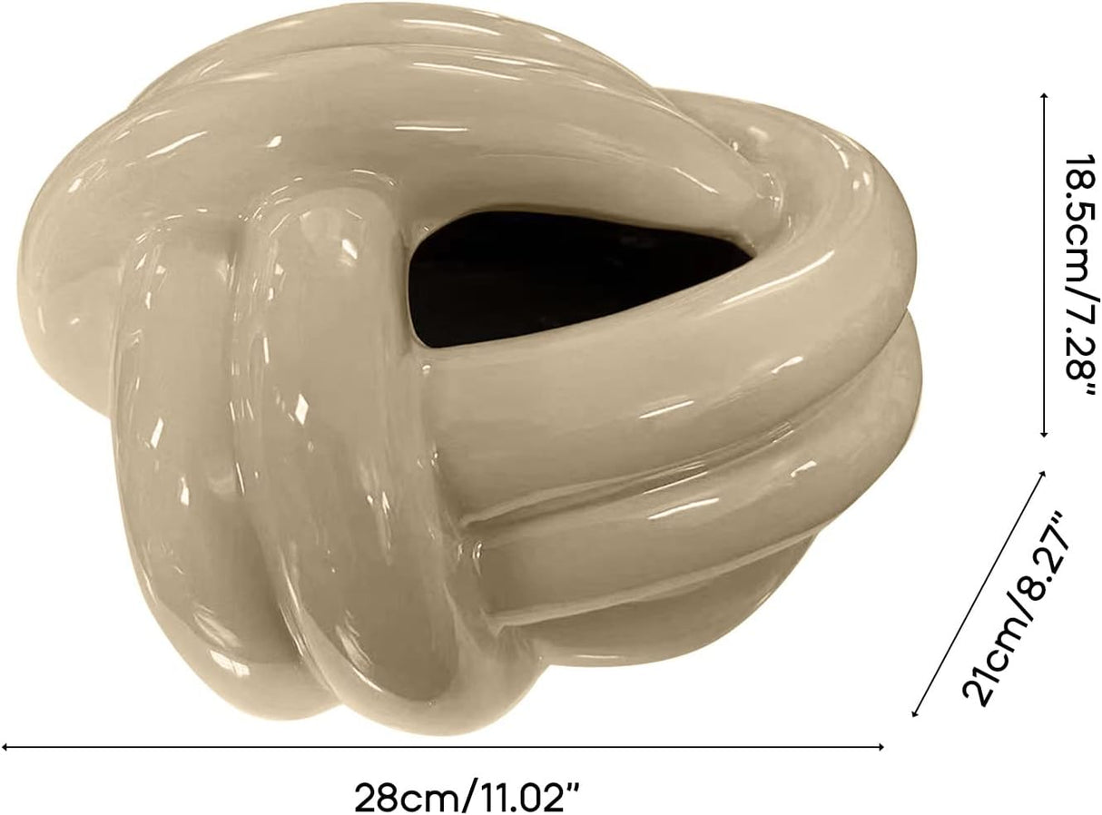 🧻 Lustige Knoten Taschentuchbox Keramik