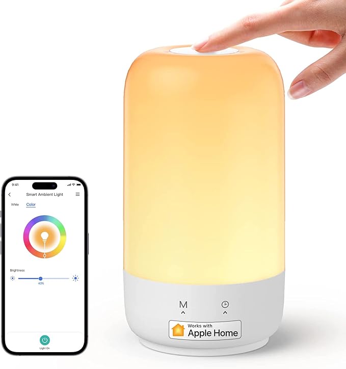 ✨ Meross Smart LED Nachttischlampe – Touch & WLAN - B-Ware