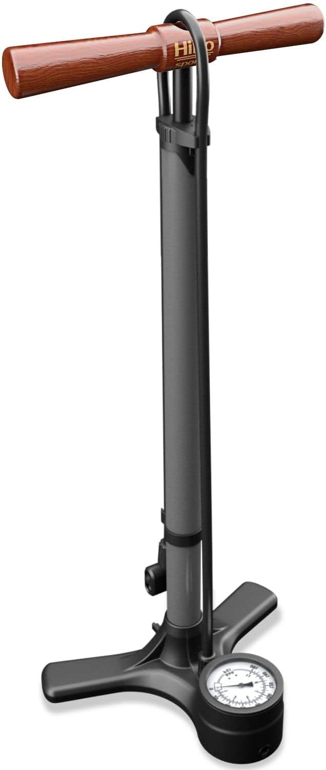🚲 HiLo sports Fahrrad Standpumpe bis 11 bar