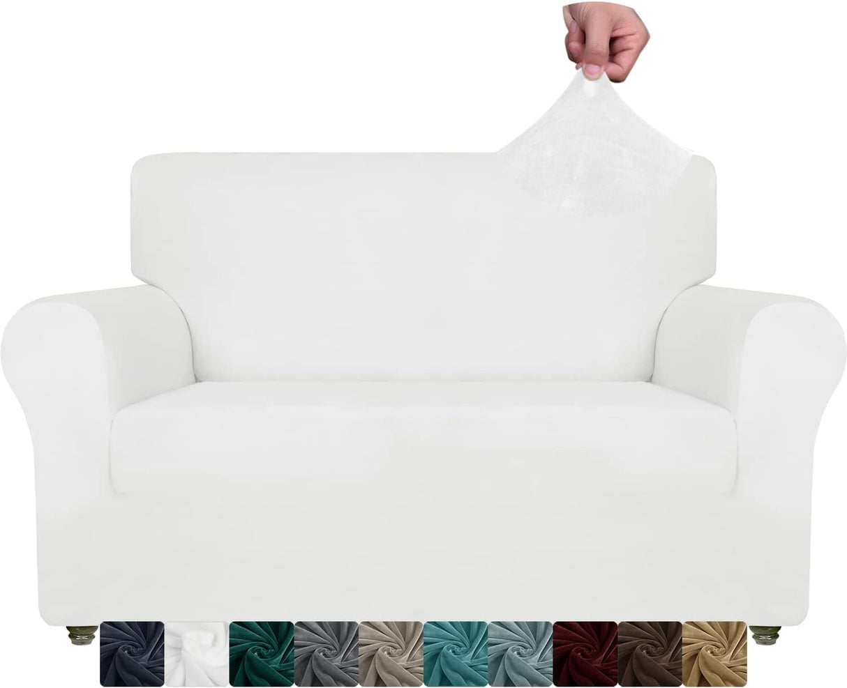 🛋️ XINEAGE Samt Sofaüberzug 2 Sitzer – B-Ware!