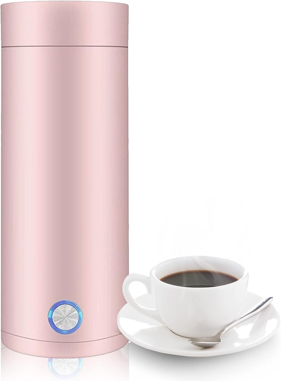 🌟 SPORWAY Mini-Wasserkocher 400ml Rosa