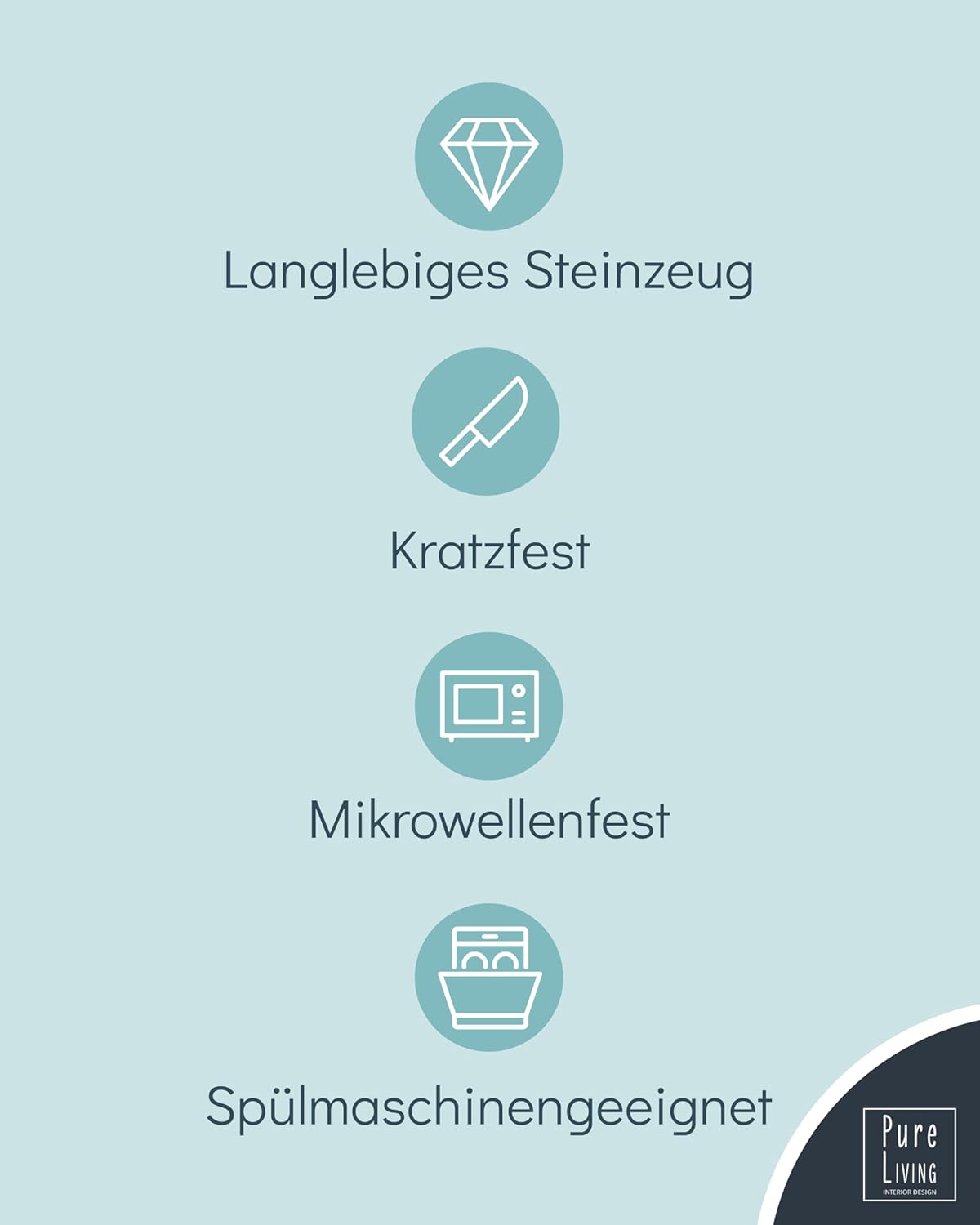 🍽️ 24-tlg. Steingut-Geschirrset „Ibiza“ – B-Ware!