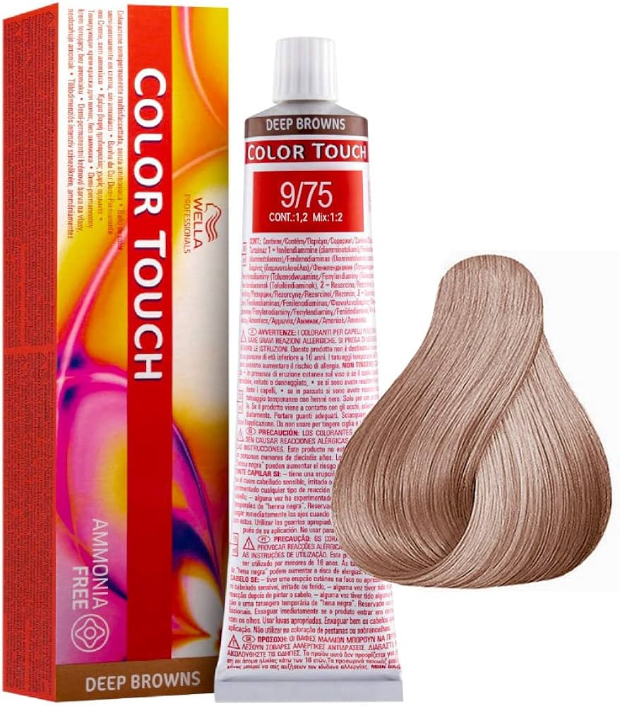 🌟 Wella Color Touch 5/75 – Hellbraun Braun-Mahagoni, 60 ml 🌟