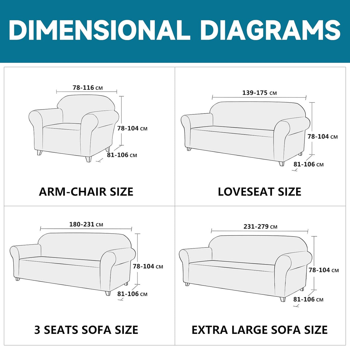 🛋️ YSTELLAA Samt Sofaüberzug 2 Sitzer