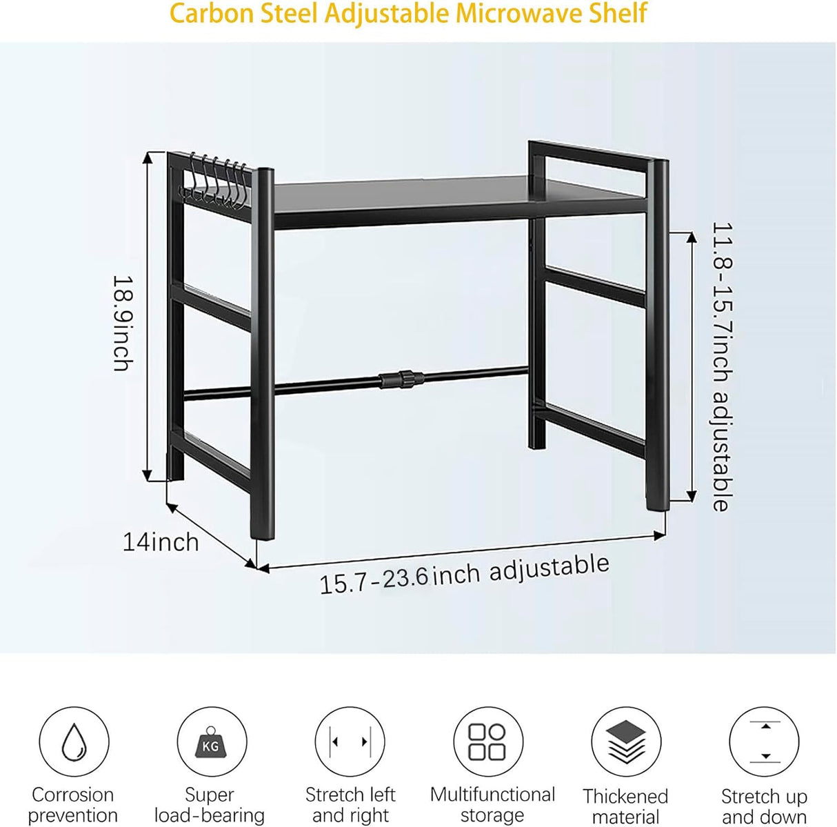 🍽️ LFGKeng Mikrowellenregal, 2 Etagen