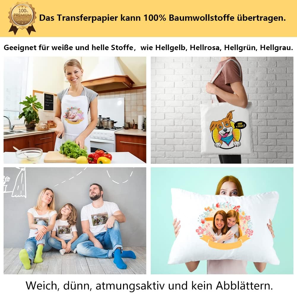 👕 TransOurDream Bügelfolie A4 – 20 Blatt