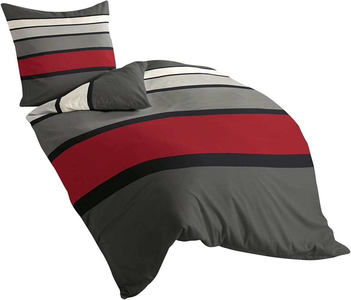 🌟 Bierbaum Bettwäsche-Set 4757 – 80 x 80 cm + 135 x 200 cm 🌟