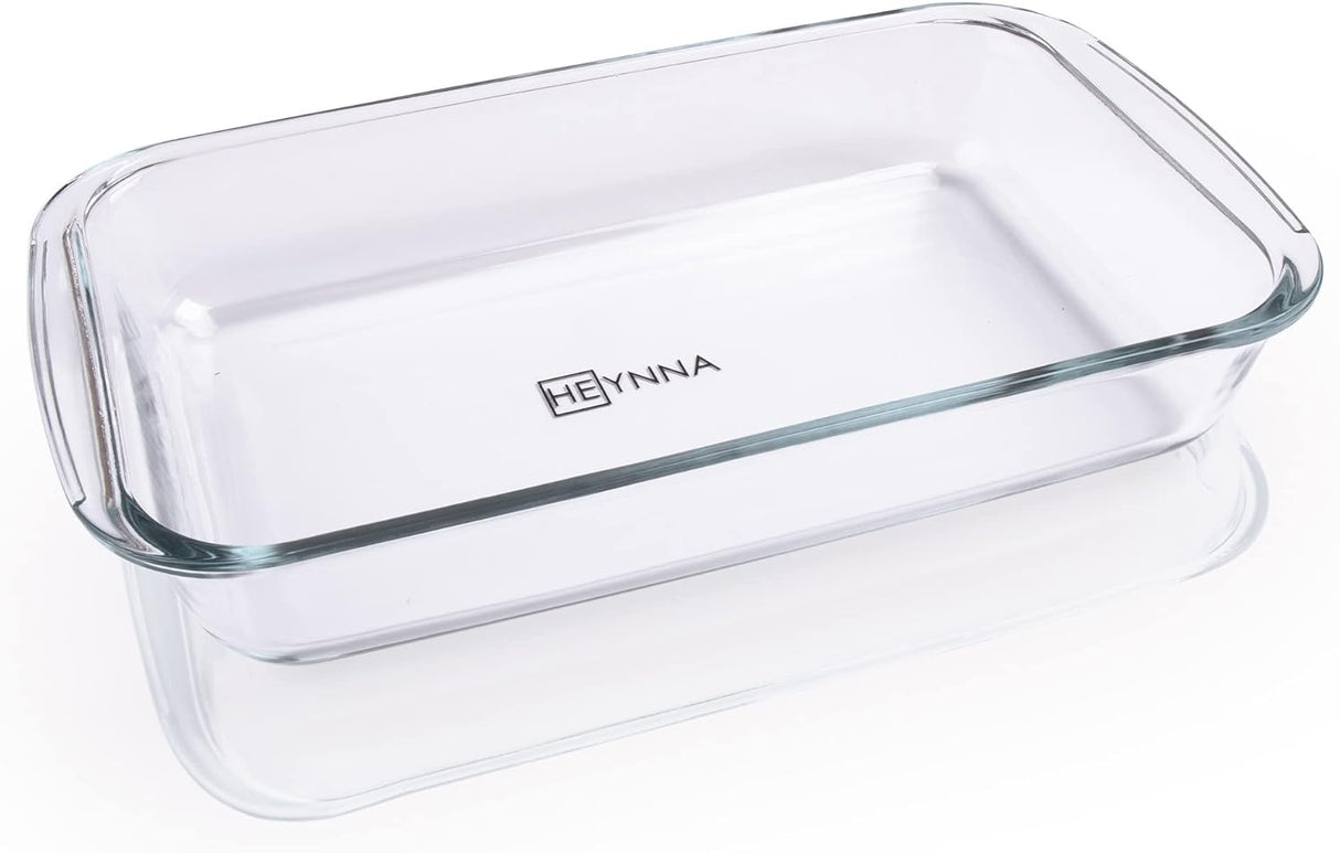 🍲 HEYNNA® Glas Auflaufform 1,6L