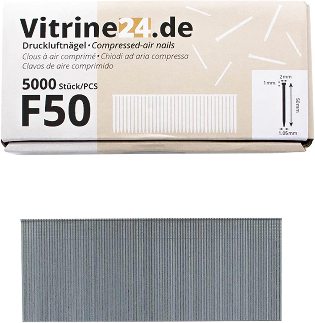 Alsino Pencil Nails – Druckluftstifte für Nagelpistolen (10–50 mm)