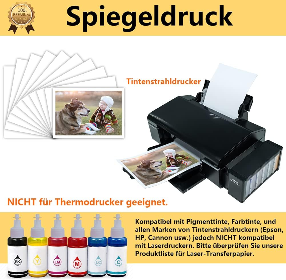 👕 TransOurDream Bügelfolie A4 – 20 Blatt