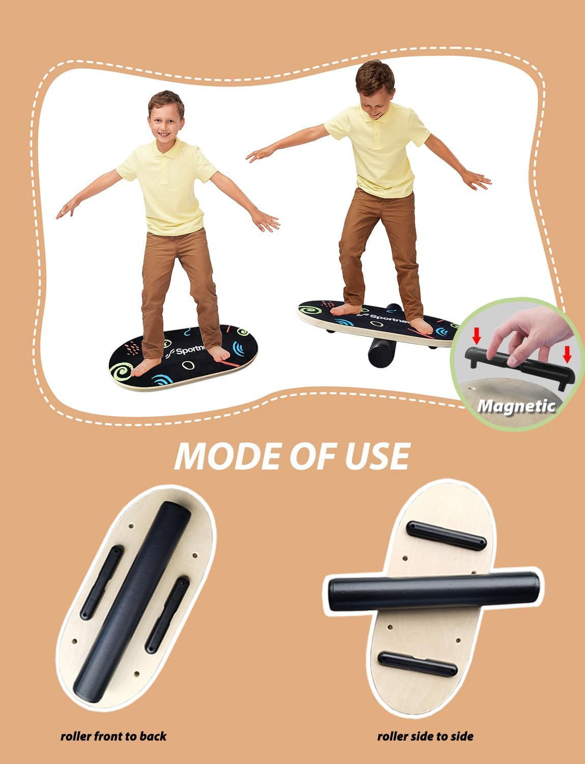 🌀 Sportneer Balance Board Kinder