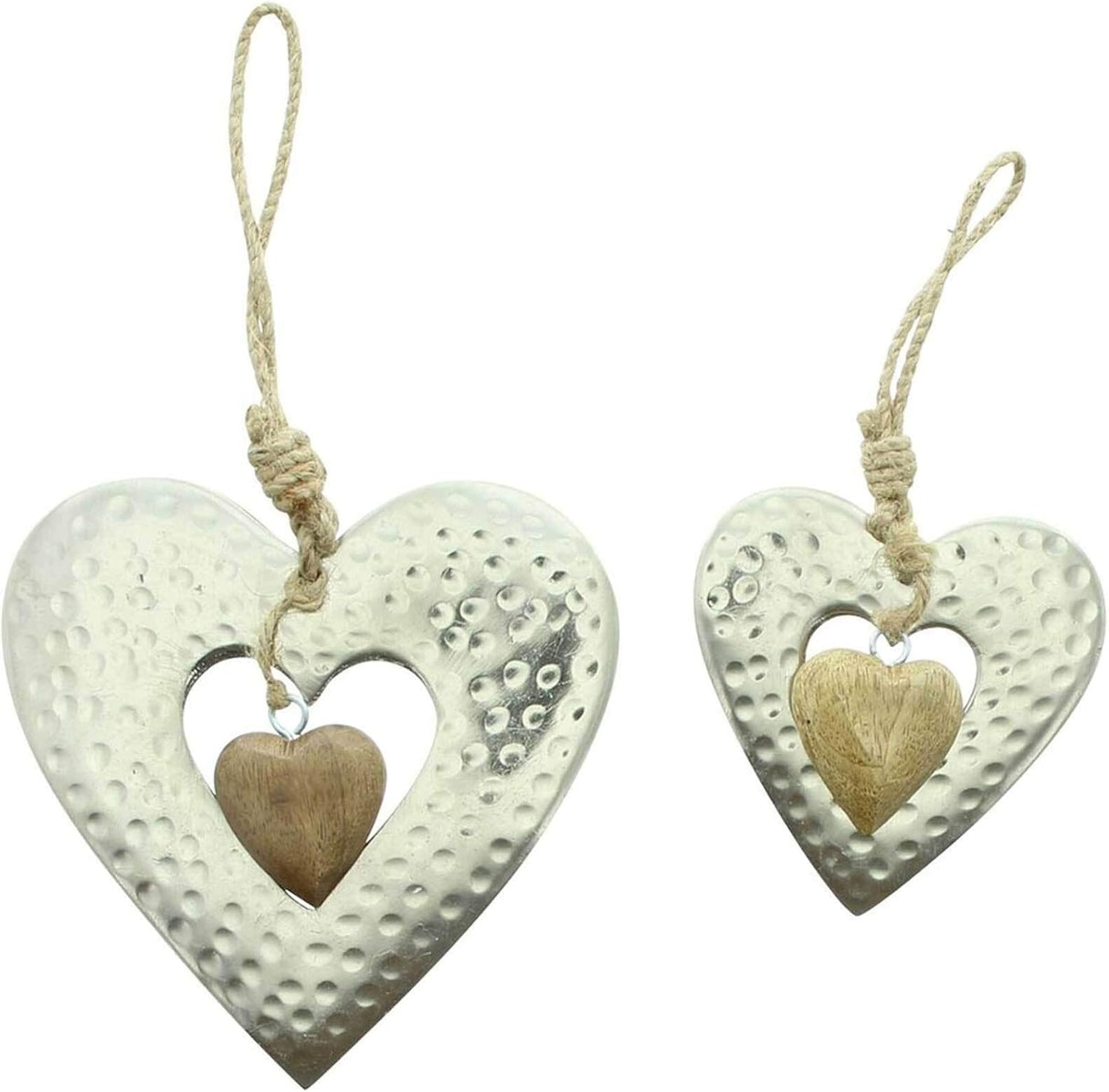 💖 SIDCO Hänger Herz 2 x Silberherz – B-Ware!